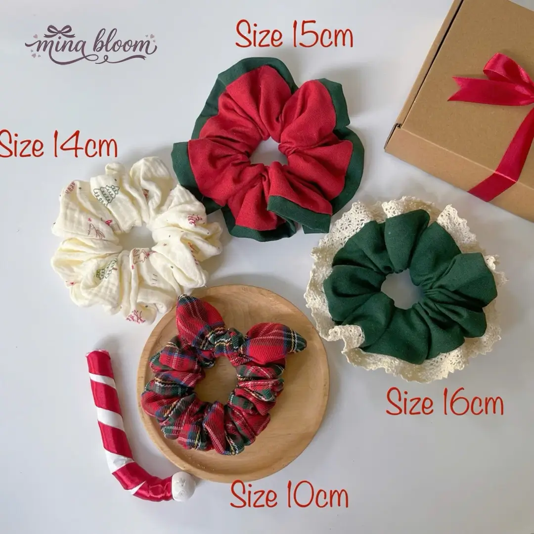 Gửi trao bình yên với hộp quà scrunchies đỏ Mina Bloom - Ảnh 2