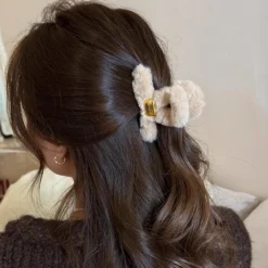 Kẹp tóc lông nhung Mina Bloom 1