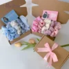 Set 5 scrunchies pastel Mina Bloom món quà kẹo ngọt chữa lành