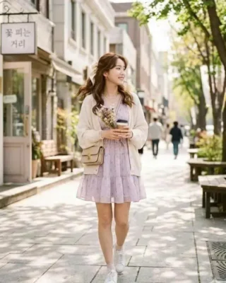 scrunchie phong cách hàn quốc